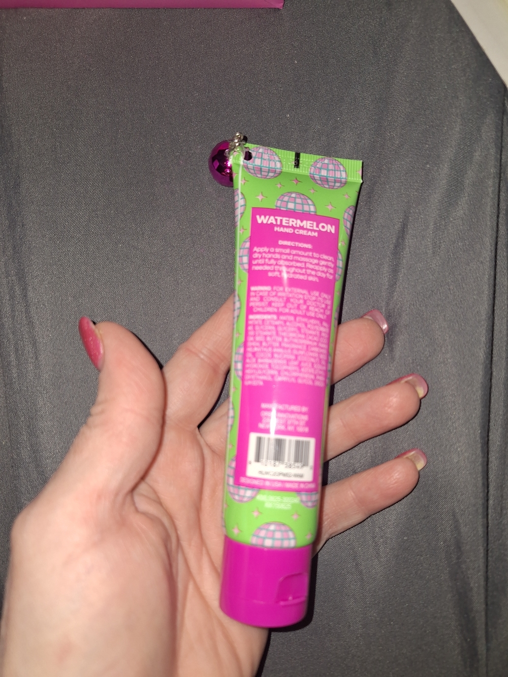 Watermelon Hand Cream - Green & Hot Pink Tube - Picture 2 of 2